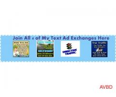 Join All 4 of My Text Ad Exchanges