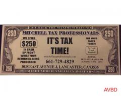 Get 250 Cash At Mitchell Tax Professionals